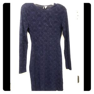 Sparkly navy dress